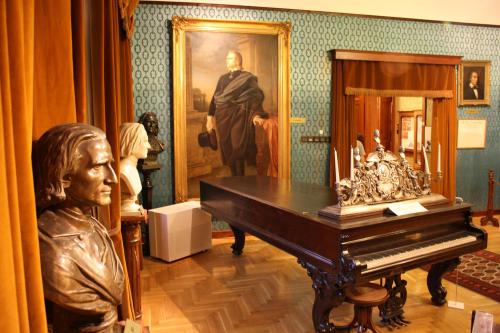 Inside the Franz Liszt Museum. Photo by Richard Varr
